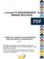 Celebrity Endorsement & Brand Building