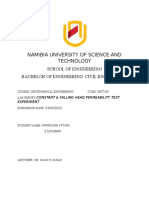 Namibia University of Science and Technology: School of Engineering Bachelor of Engineering: Civil Engineering