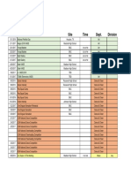 2016-2017 Fine Arts Master Calendar by Department