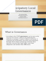 Participatory Local Governance