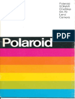 Polaroid SX-70 SONAR Manual