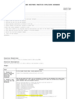 Rman Backup and Recovery Practice Duplicate Database: Alejandro Vargas February 4, 2007