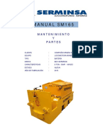 Manual de Mantenimiento y Partes Sm-165 Serminsa