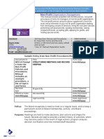 Bizmanualz Non Profit Policies and Procedures Sample