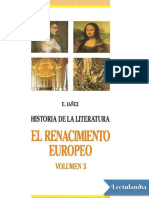 El Renacimiento Literario Europeo - Eduardo Ianez