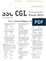 SSC CGL 2013 Solved