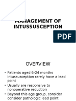 Intussusception