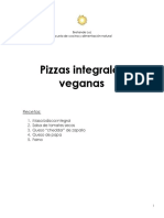 Pizzas Integrales Veganas