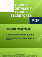 Tejidos Vegetales y Tejidos Secretores