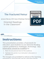 The Fractured Femur: Directed Readings in The Classroom