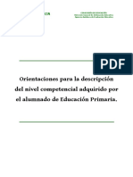 Evaluación Primaria Orientaciones