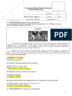 Prueba de Nivel 2° - I Semestre 2016