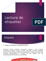 Lectura de Etiquetas