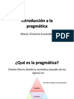 Introduccion A La Pragmatica