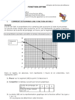 Fonction Affine