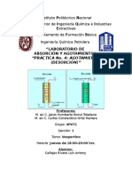 Práctica Agotamiento (Desorción)