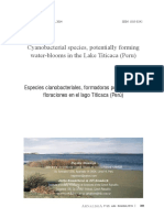 Especies Cianobacteriales, Formadoras Potenciales de Floraciones en El Lago Titicaca (Perú)