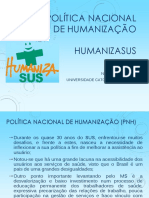 Política Nacional de Humanização