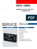 Manual de Serviço Câmera Samsung St76 St77