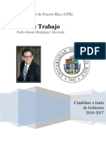 Pedro Rodriguez - Plan de Trabajo - Junta de Gobierno PDF