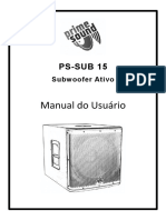 Manual PS-SUB 15