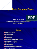 Adli Khalaf - Design Basis Scoping Paper