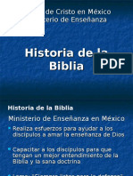 Historia de La Biblia