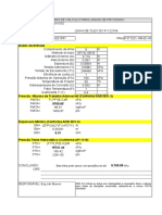 Calculo de Linhas de Processo