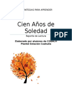 Reporte de Lectura 100 Años de Soledad