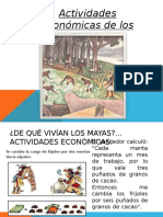 Los Mayas Actividades Economicas.