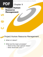 PMBOK - Chapter 9: Project Human Resource Management