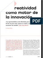 La Creatividad Como Motor de La Innovacion Revista If No 55