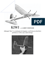 Kiwi - A Free-Flight Model Airplane (Glider)