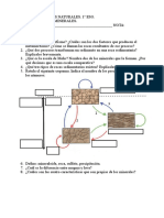 Biología y Geología de 1ºESO. Temas 5-6: Rocas y Minerales. Examen B