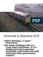 CRIS Indian Railway. ERP