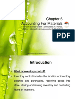 Chapter 6 Accounting For Materials