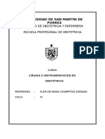 Cirugia e Instrumentacion en Obstetricia