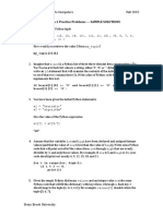 Midterm 2 Practice With Answers