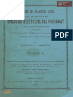 Dictadura Del Mariscal López o Sea Un Cúmulos de Episodios Históricos Del Paraguay Por Jacinto V. Vicencio Buenos Aires Año 1874