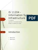 Information System Infrastructure