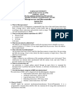 Microprocessors and Microcontrollers Answer Key