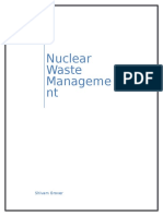 Nuclear Waste Management 