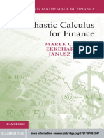 Stochastic Calculus For Finance