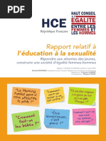 Education À La Sexualité. Le Rapport Du HCEfh