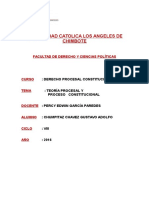 Tema Teoria Procesal y Proceso Constitucional