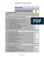 Digital Literacy Skills Checklist