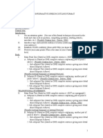 Basic Informative Speech Outline Format Inf 2