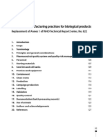 Annex 2 WHO Good Manufacturing Practices For Biological Products