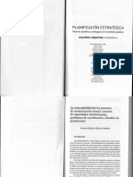 Planificación Estratégica. Nuevos Desafíos y Enfoques en El Ámbito Público - Jorge Walter y Diego Pando - Pág. 197 A 221