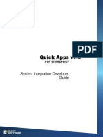 QuickAppsforSharePoint 6.2 SIDeveloperGuide PDF